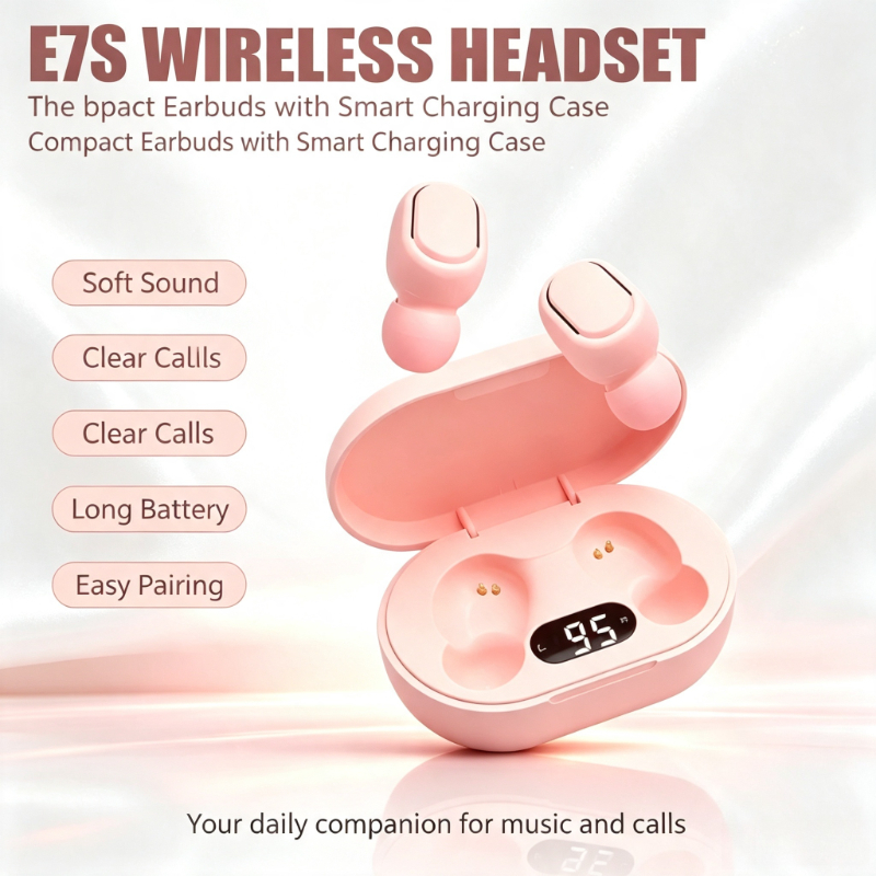 Draadloze Bluetooth E7S TWS-oo - Noise Cancelling Headphone recensie en prijs